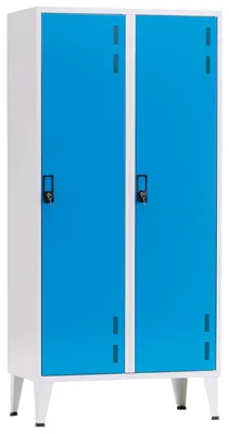Taquillas Metálicas de Color Dobles Con 2 Puertas – 1700x600x400 mm
