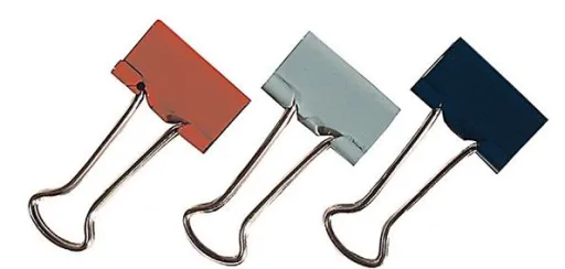Pinzas Para Papeles de Colores 15 mm – 12 Unidades – Colores Surtidos