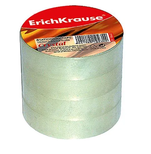 Cinta Adhesiva Cristal 33m x 18mm – Pack de 4 Unidades – ErichKrause