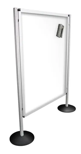 Biombos Modulares 90x150cm Doble Cara Blanco Magnético
