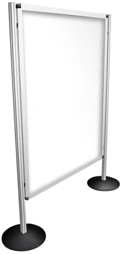 Biombos Modulares 90x150cm Doble Cara Blanco Lamitex