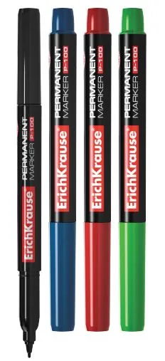 Rotulador Permanente P-100 Azul - ErichKrause