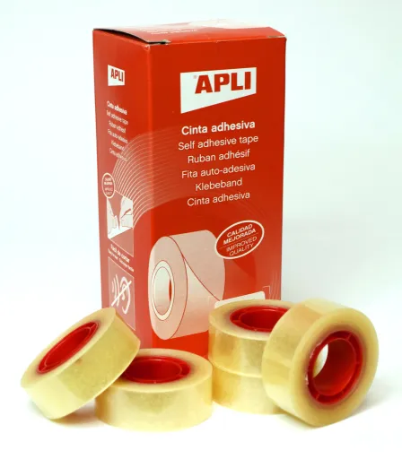 Cinta Adhesiva Transparente Apli 19mm x 33m