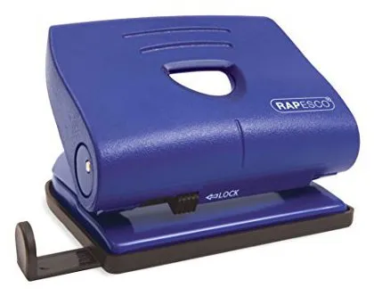 Perforadora Con Regla 820 Azul 22 Hojas - Rapesco 