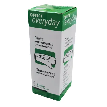 Cinta Adhesiva Transparente Plus Office 33m x 19mm