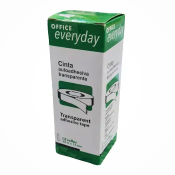 Cinta Adhesiva Transparente Plus Office 33m x 12mm