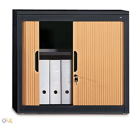 Armario Con Persiana Negro/Faia 800x800x420 mm 