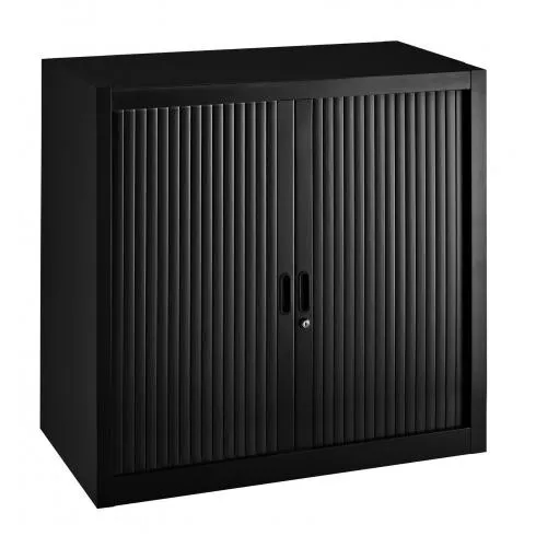 Armario Con Persiana Negro 800x800x420 mm 