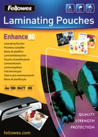 Fundas Para Plastificar A4 100 Unid. 80 Micras Matte Fellowes