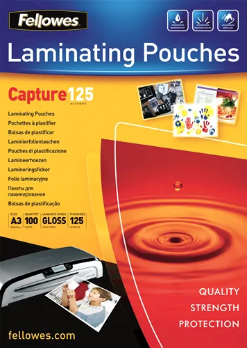 Fundas Para Plastificar 100Unid. A5 Fellowes – ¡Protección y Elegancia en Cada Documento!