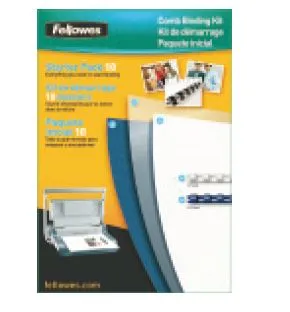 Kit Estándar de Encuadernación A4 – 10 Anillas y 20 Portadas - Fellowes