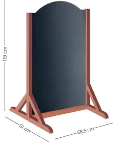 Pizarra Negra Menú Con Trípode 119x68.5x61 cm