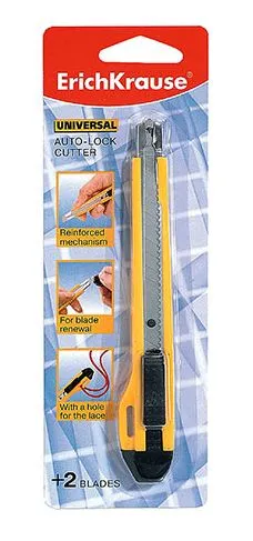 Cúter Metálico Universal 9mm Con Bloqueador - Calidad Profesional