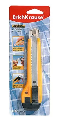 Cúter Metálico Universal 18mm Con Bloqueador - Calidad Profesional