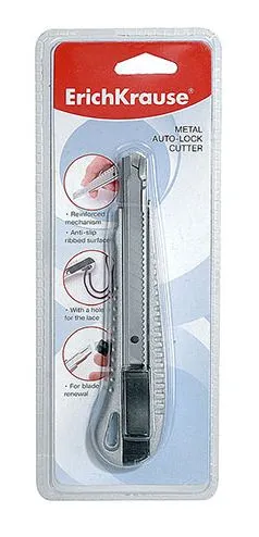  Cúter Metálico Con Bloqueador 9mm - Erichkrause