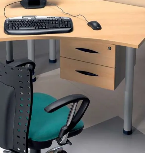 Cajonera de 2 Cajones Suspendida Para Escritorio