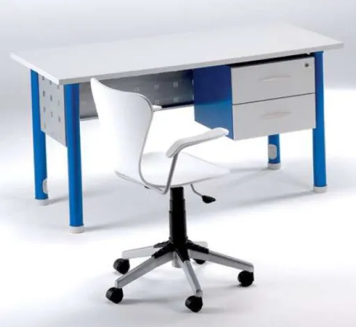 Escritorio de Oficina 1400x800x720mm Con Cajones y Panel Frontal – Ballet
