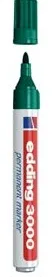 Rotulador Permanente Edding 3000 Verde – Caja 10 Unidades – Edding