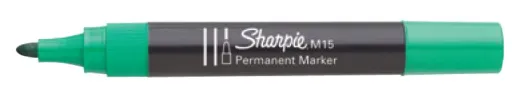 Rotulador Permanente Sharpie M15 Verde – Sharpie