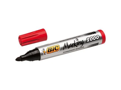 Rotulador Permanente Bic 2000 Rojo – BIC