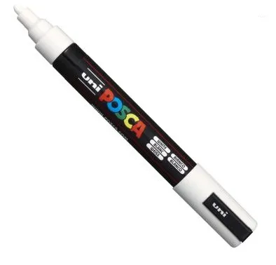 Rotulador Uni Posca PC-5M Blanco – Uni