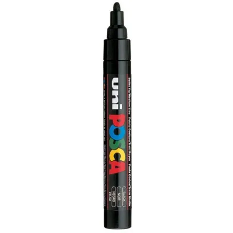 Rotulador Uni Posca PC-5M Negro – Uni