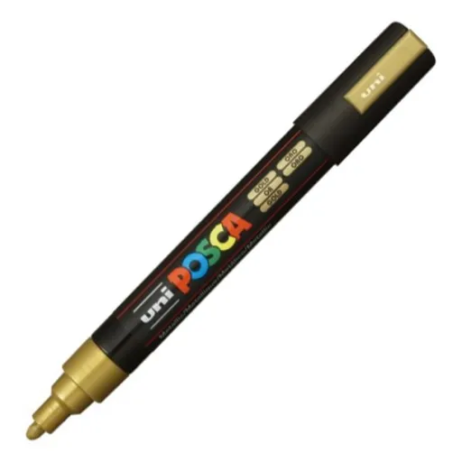 Rotulador Uni Posca PC-5M Dorado – Uni