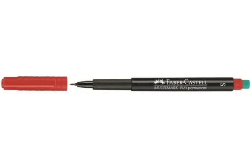Rotulador Permanente OHP 0,4 mm Rojo – Faber-Castell