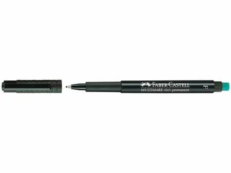 Rotulador Permanente OHP 0,6 mm Negro – Faber-Castell