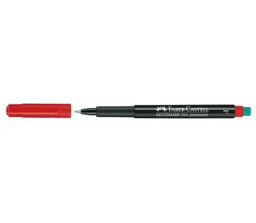 Rotulador Permanente OHP 0,6 mm Rojo – Faber-Castell