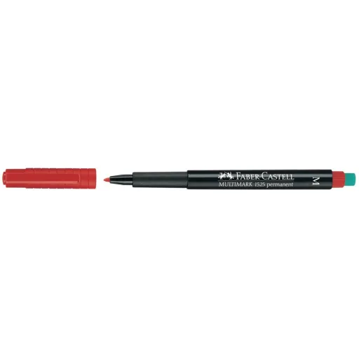 Rotulador Permanente Faber-Castell OHP 1 mm Rojo – Faber-Castell