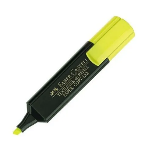 Rotulador Fluorescente Textliner 48 Amarillo - Faber Castell
