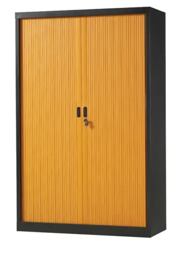 Armario Con Persiana Negro/Cerezo 1950x1200x420 mm