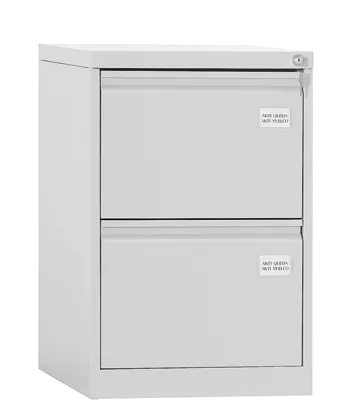Archivador Metálico de Oficina Con 2 Cajones 710x460x615mm – IND