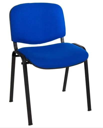 Silla de Oficina de Visita Madrid 4 Patas Azul – Apilable