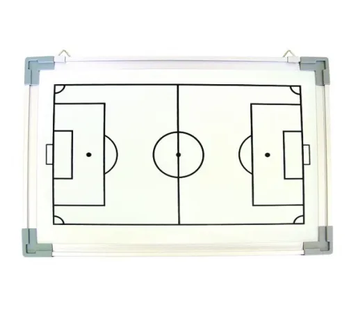 Pizarra Blanca Táctica Magnética Fútbol 45x60 cm Porcelana