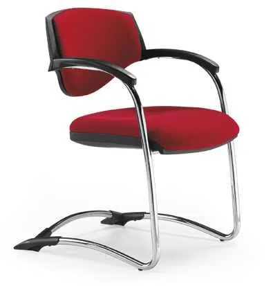 Silla de Oficina de Visita Con Brazos Fijos Lord-03