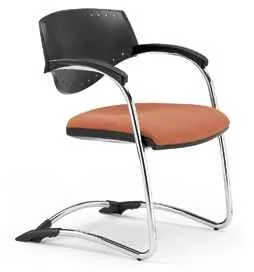 Silla de Oficina de Visita Con Brazos Fijos Lord-04