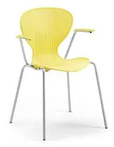 Silla de Oficina de Visita Con Brazos Fija 160 BR