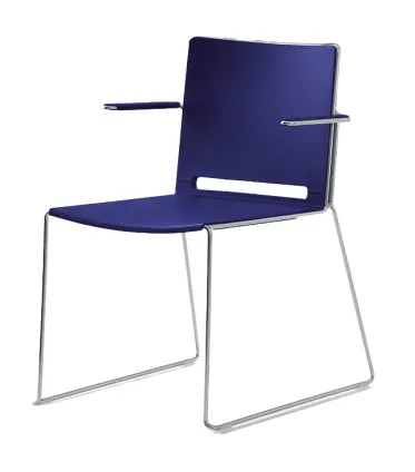 Silla de Oficina de Visita Con Brazos Filó Br