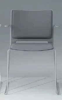Silla de Oficina de Visita Con Brazos Filó BR Tapizada