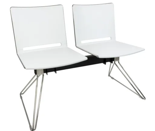 Silla de Recepción 2 Plazas Viga Filó (Sillas de Oficina)
