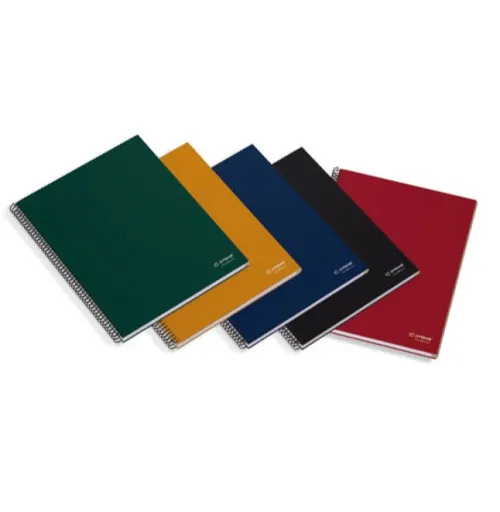 Cuaderno Espiral A4 Rayado 150 Hojas Amarillo – Ambar