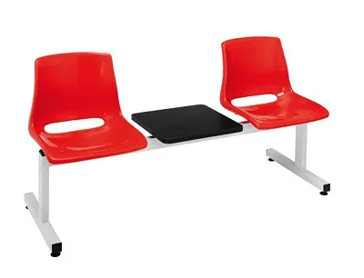 Silla de Recepción 2 Plazas 630 – Plástico y Acero