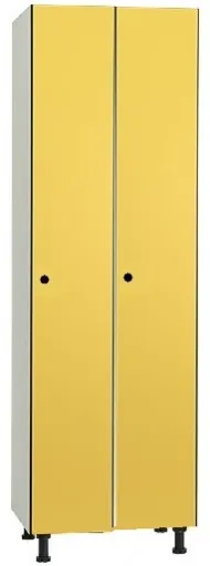 Taquilla Fenólica Doble Con 2 Puertas – 1900x600x500 mm