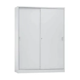 Armario de Oficina Con Puertas Correderas 1540x800x420mm Gris - Ind