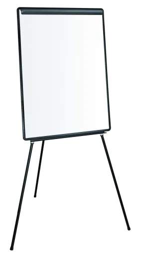 Bi Office - Pizarra Blanca Trípode 70x85 cm Flip Chart (Caballete / Conferencias)