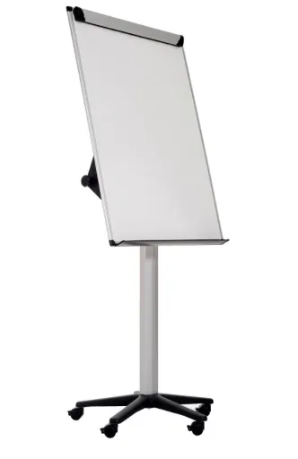 Bi Office - Pizarra Blanca Con Trípode Reciclada Con Ruedas Flip Chart Earth-it 70x100 cm