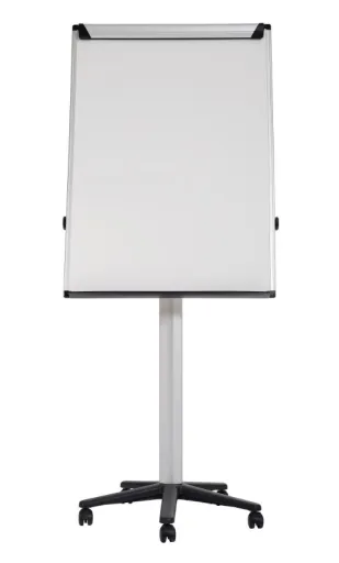 Bi Office - Pizarra Blanca Con Trípode Reciclada Con Ruedas Flip Chart Magnética Earth-it 70x100 cm