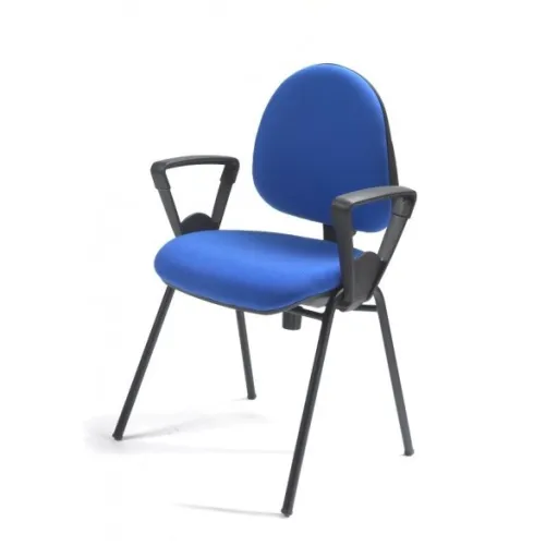 Silla de Oficina de Visita 4 Patas C/ Brazos Londres